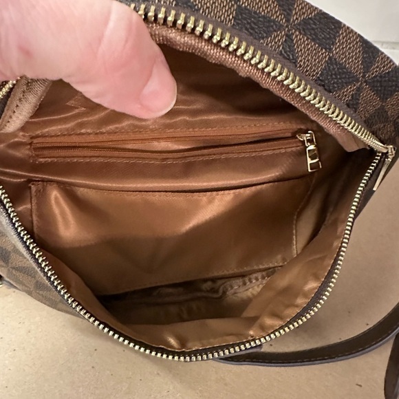 NO BRAND Woman Brown patterned travel activewear casual fanny pack one size - Picture 10 of 10